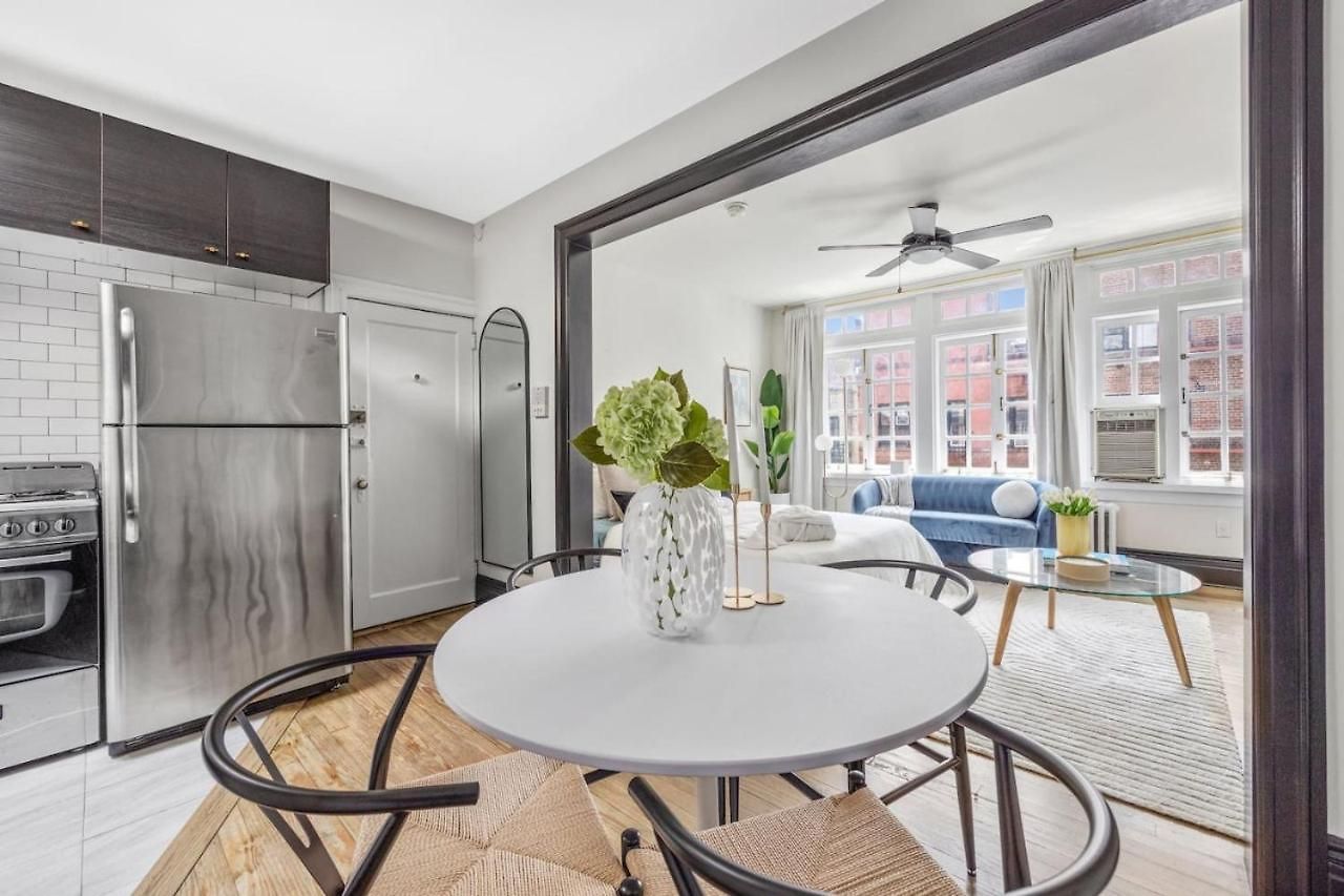 The West Village Penthouse Huge Windows Desk Skylights Cobblestone Street * New York