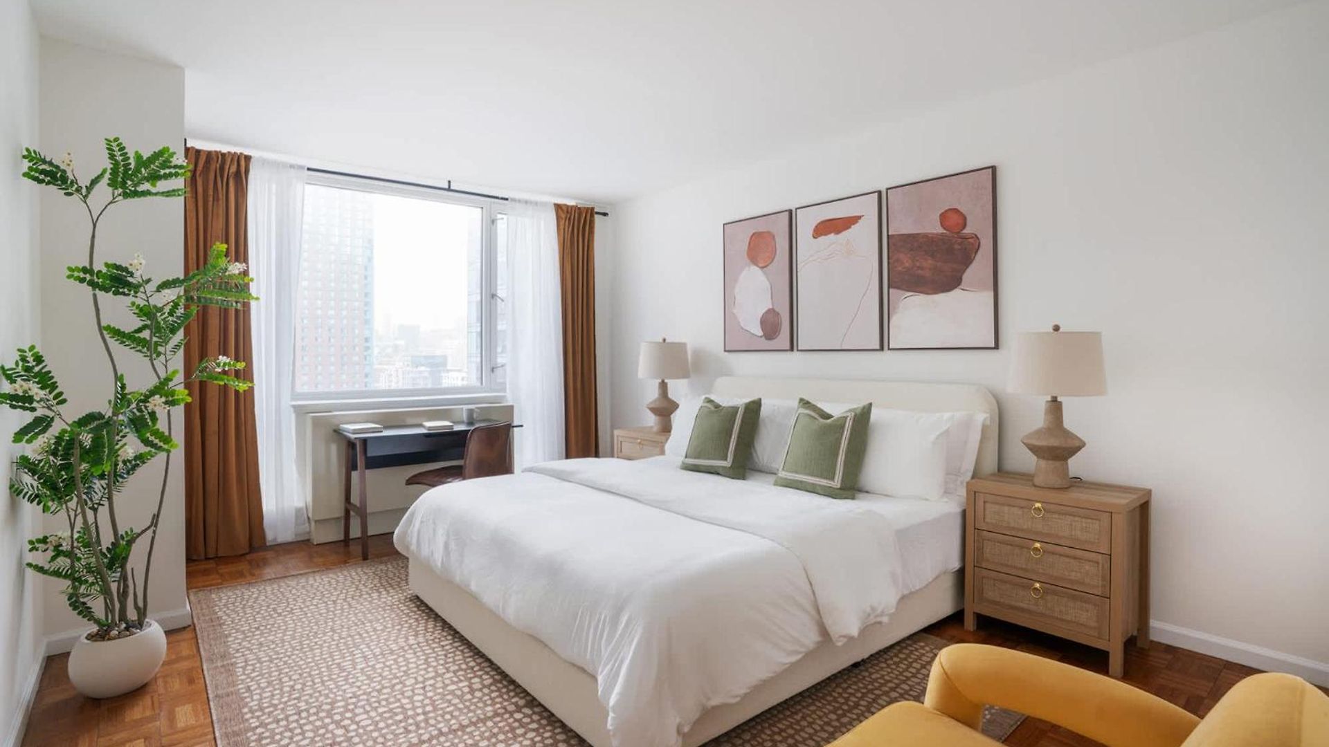 43-20a Newly Furnished 1br- Full Service Doorman Laundry Gym Business Center