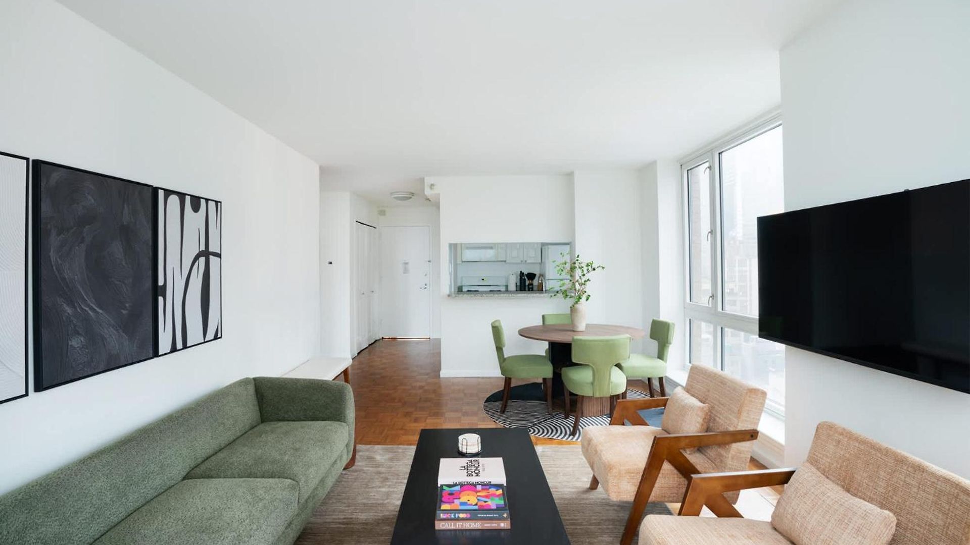 43-20a Newly Furnished 1br- Full Service Doorman Laundry Gym Business Center Apartment *