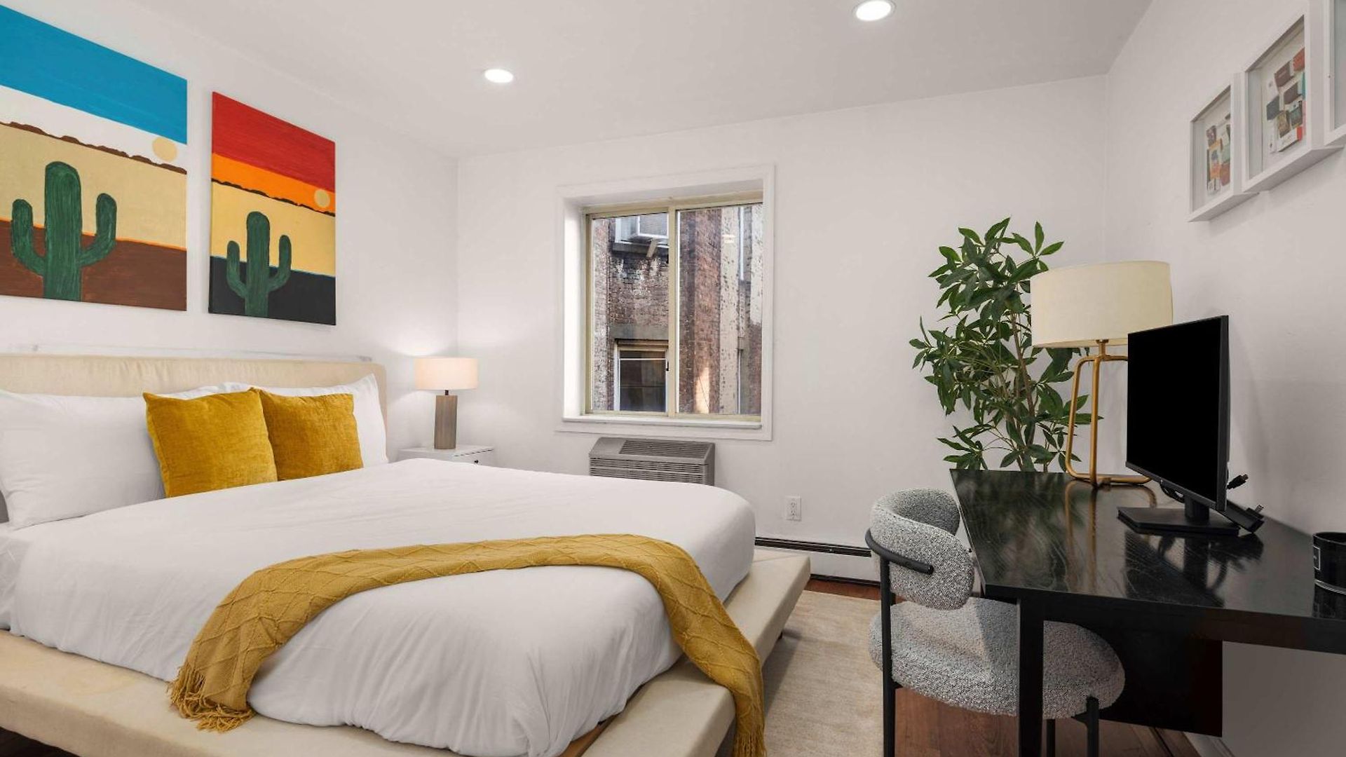 Apartment Cooper Terrace 1br Light-filled Loft With Balcony In Elevator Building *
