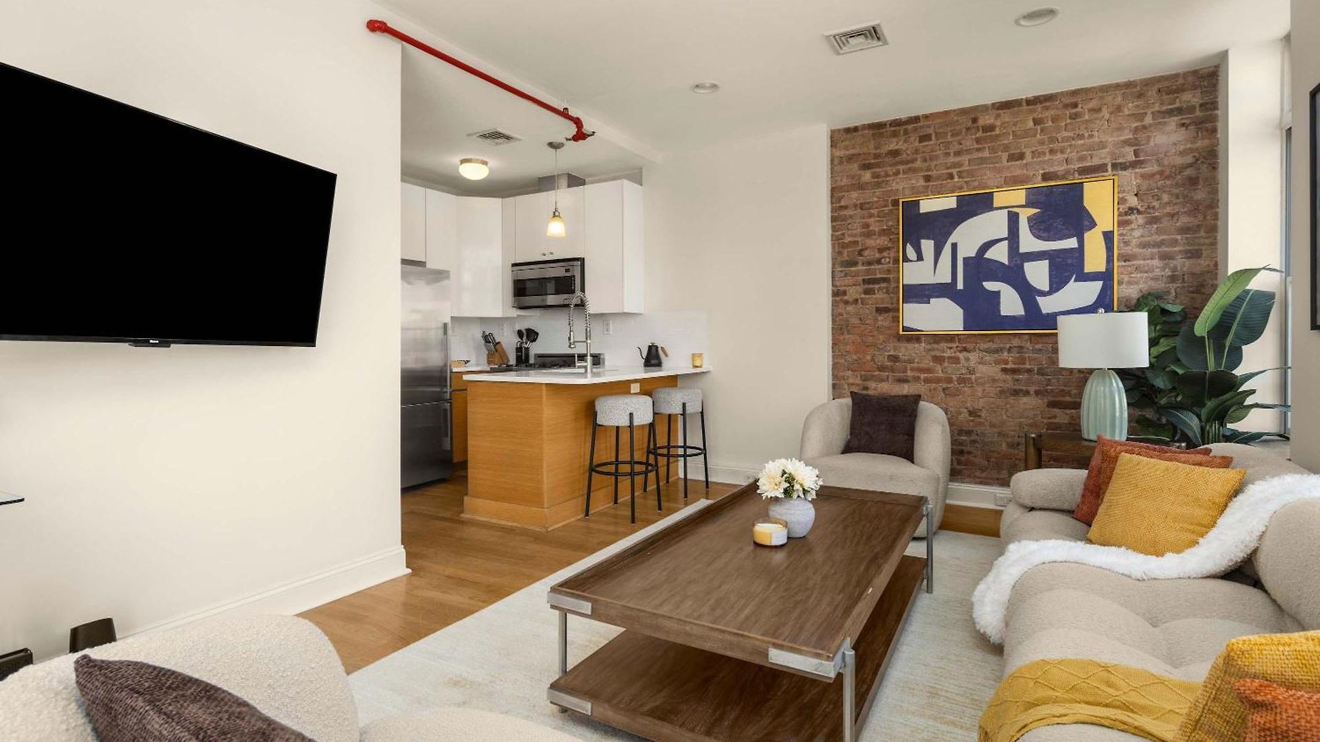 Broadway Terrace Sunlit 1br With Private Balcony Apartment New York