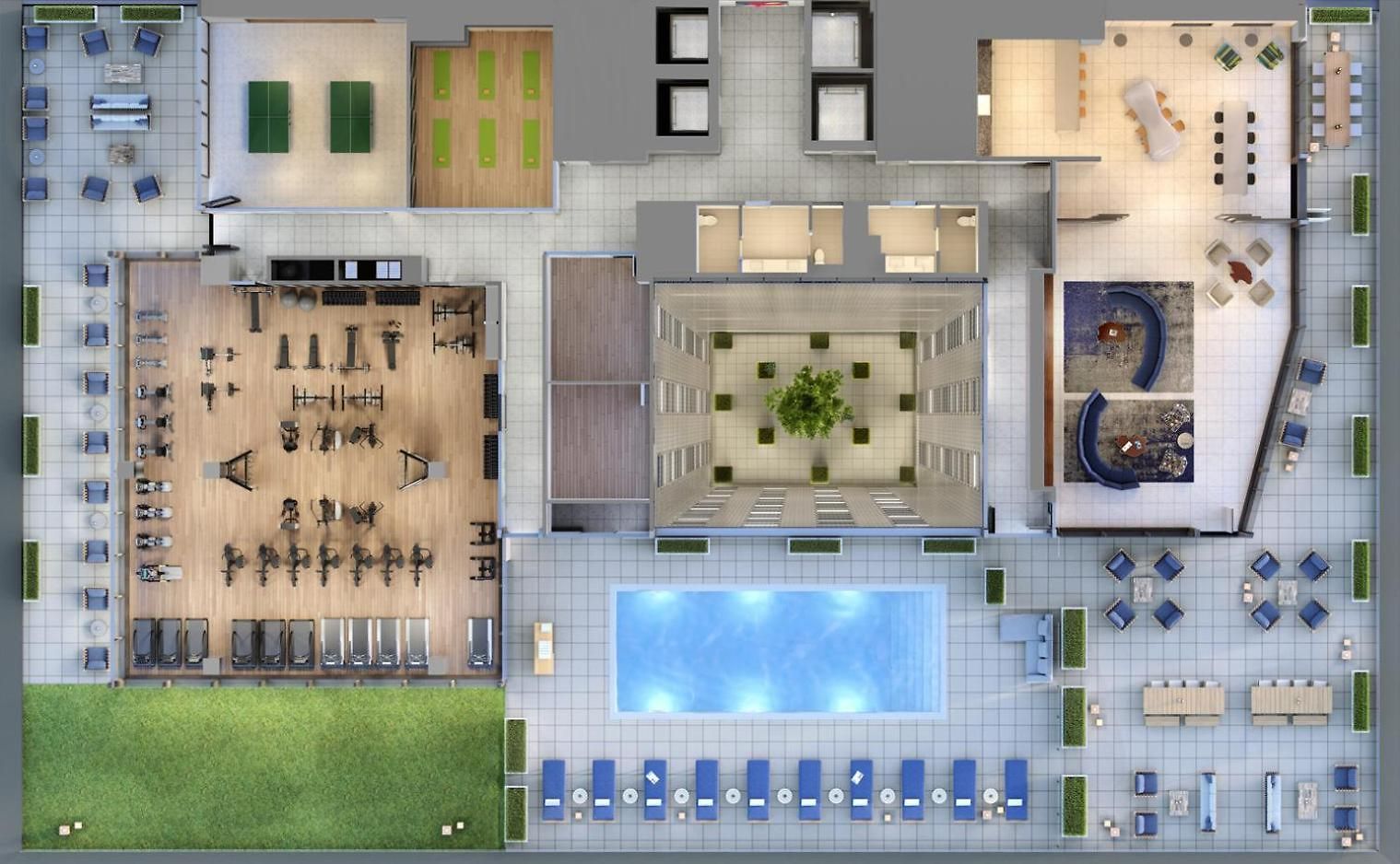 Blueground Financial District Pool Nr Brooklyn Bridge Nyc-2246 Apartment New York
