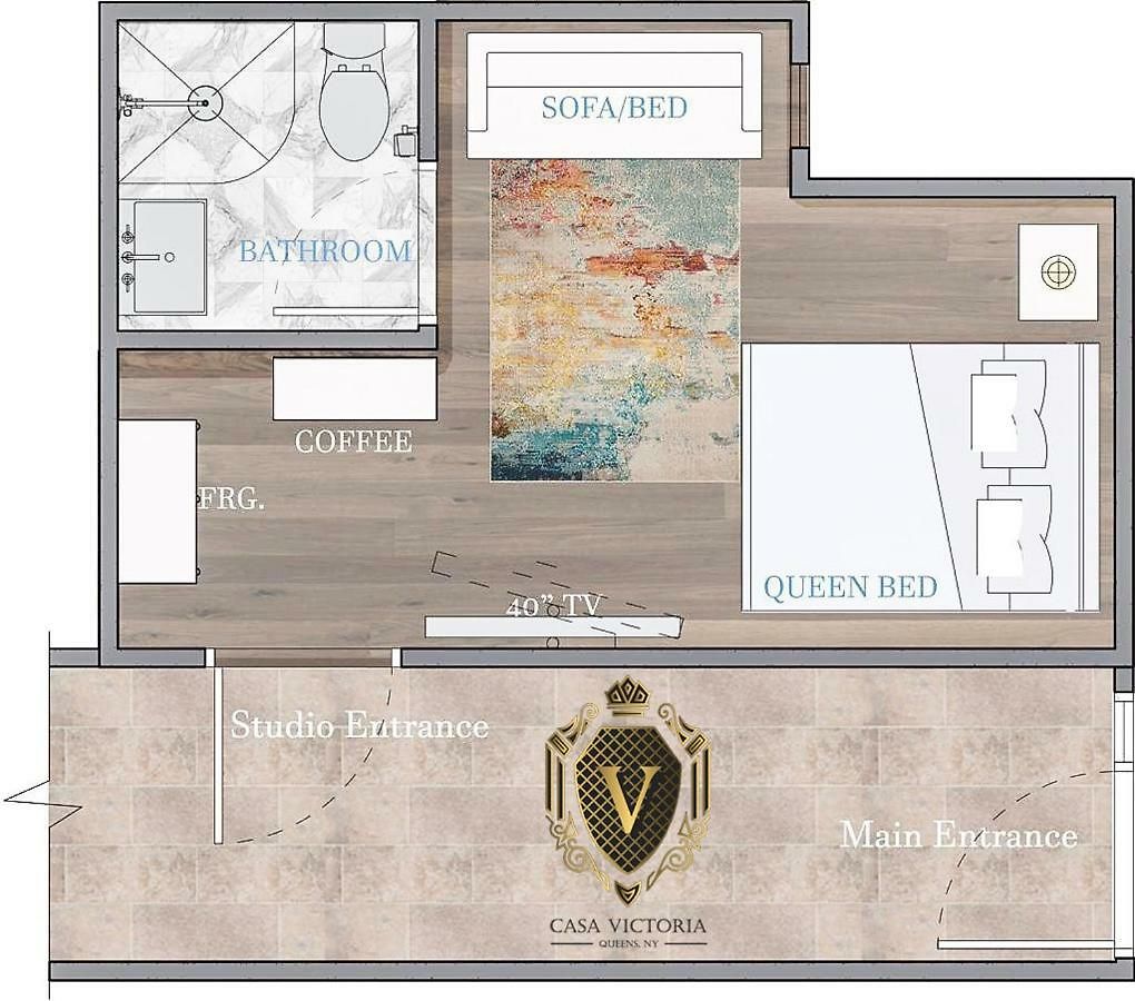 Relaxing Private Studio Near Laguardia Airport Apartment