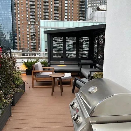 Posh 4 Bedroom Times Square Penthouse With Private Rooftop Apartment