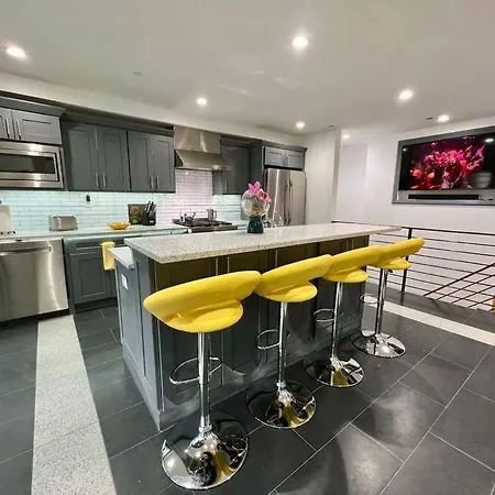 The Caz, A Modern Brooklyn Townhome With Waterfall *