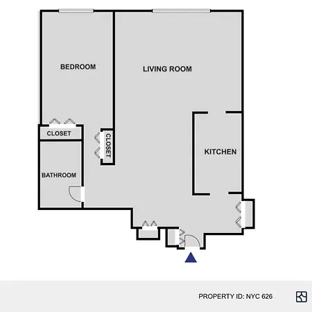 Uws 1br W Elevator Doorman Gym Nr 1 Line Nyc-626 Apartment