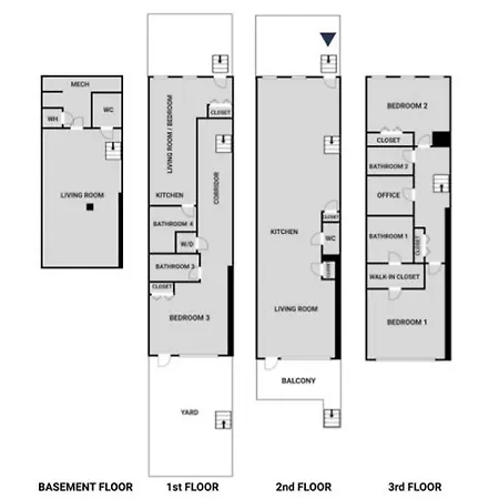 2br Gowanus Townhouse W Wd Nr Prospect Park Nyc-883 Apartment