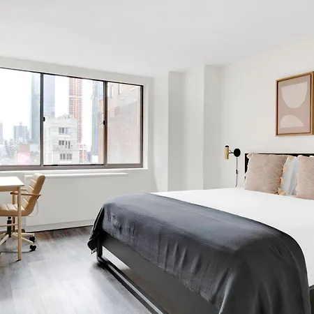 Apartment Midtown W 2br W Gym Wd Nr Hudson Yards Nyc-741 *