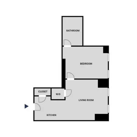 Apartment Clinton Hill 1br W Wd Gym Pool Nr Bam Nyc-969 New York