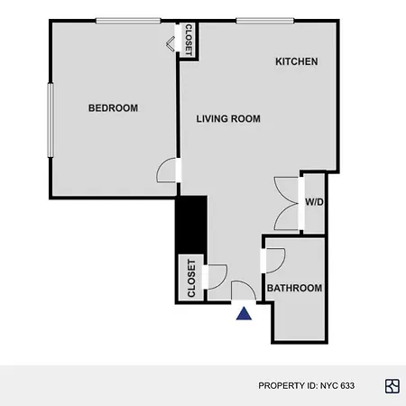 Roomy Midtown W 1br W Gym Nr Times Sq Nyc-633 * New York