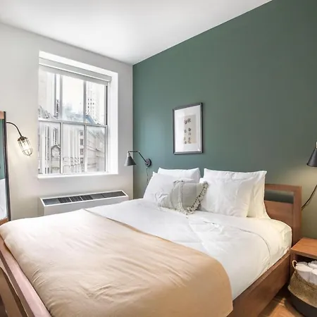 Fidi 1br W Residents Bar Golf Simulator Gym Nyc-270 New York