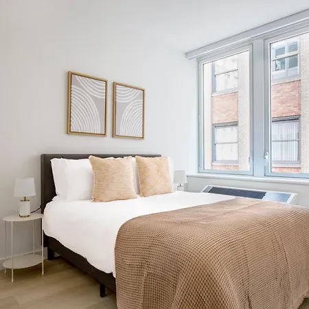 Apartment Fidi 1br W Gym Doorman Wd Nr St Nyc-983 New York