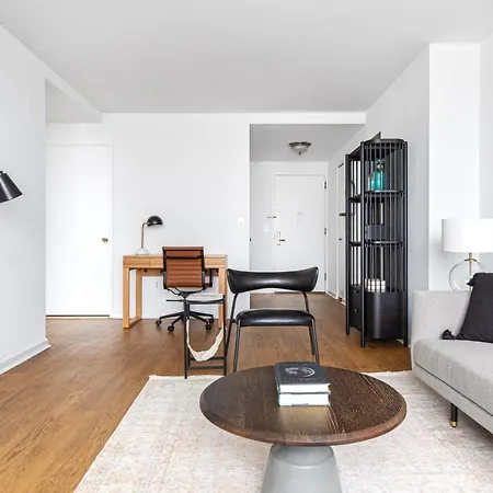 Apartment Uws 1br W Doorman Elevator Gym Nr Columbus Cir Nyc-584 New York