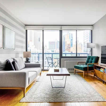 Lux Theater District 1br W Indoor Pool Nyc-140 *