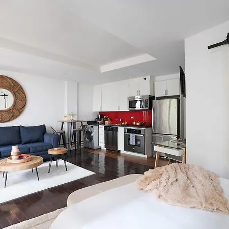 Apartment 809-2b New Bldg Jr Columbus Circle Balcony Wd