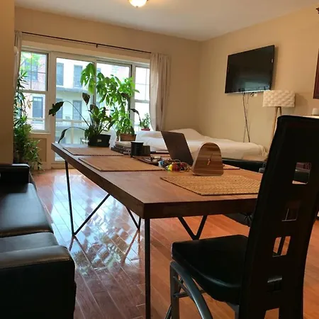 Studio With Private Half Bathroom And Shared Full Bath Apartment