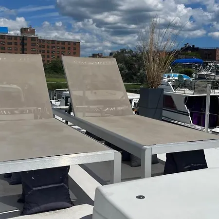 Unique Design Houseboat In Rockaway Queens * New York