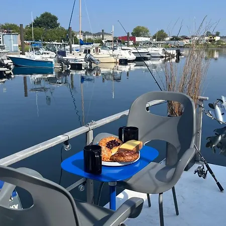 Unique Design Houseboat In Rockaway Queens