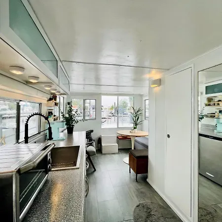 Botel Unique Design Houseboat In Rockaway Queens New York