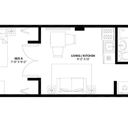 Furnished 1150 East Village Apartment