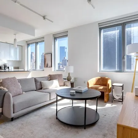 Apartment Midtown West 2br W Gym Wd Nr Hudson River Nyc-1243