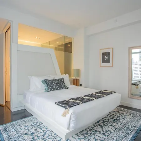 Financial District 1br W Wd Gym Elevator Nyc-1370 * New York