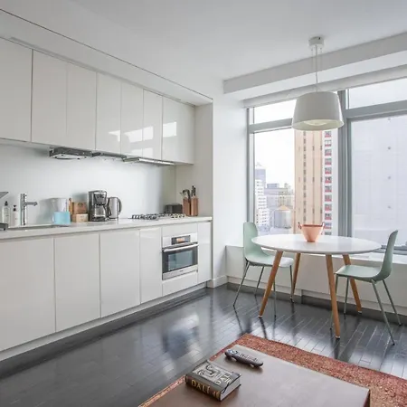 Financial District 1br W Wd Gym Elevator Nyc-1370 *