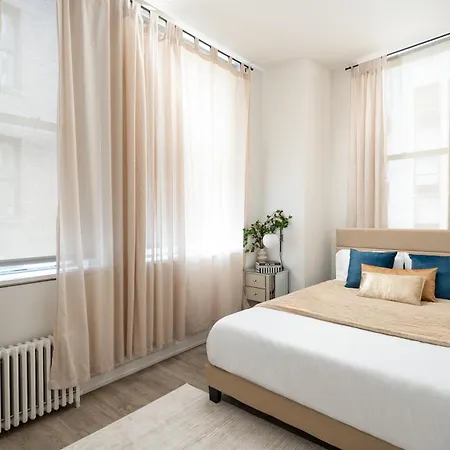 Apartment Luxury 2bd Nr St Gym Rooftop W/d New York