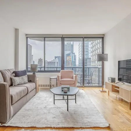 Midtown 2br W Elevator Wd Nr Entertainment Nyc-1227 Apartment *