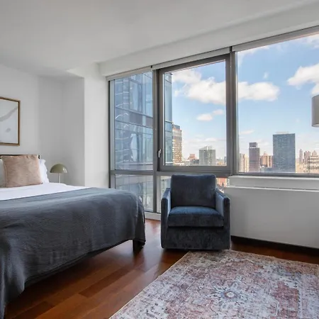 Blueground Hudson Yards Gym Rooftop Lounge Nyc-1454 *