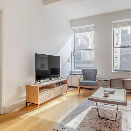 Fidi 1br W Luxury Gym Doorman Rooftop Nyc-13 New York