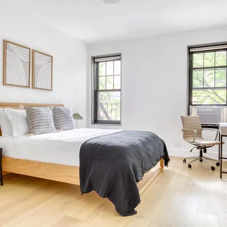 Apartment Bk Heights 2br W Wd Elevator Nr Promenade Nyc-910 *