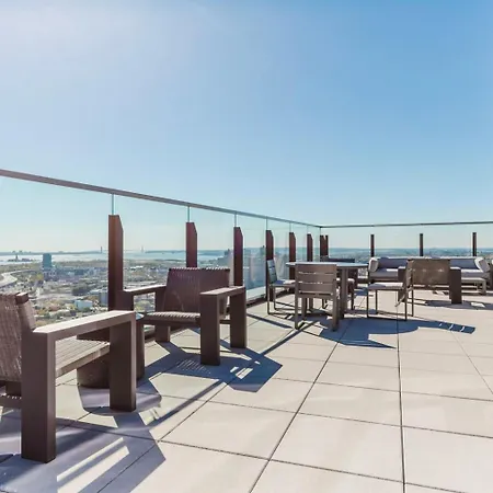 Blueground Jersey Rooftop Gym Lounge Nyc-1578 Apartment