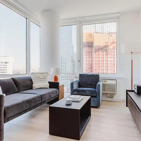 Apartment Blueground Jersey Rooftop Gym Lounge Nyc-1578 *