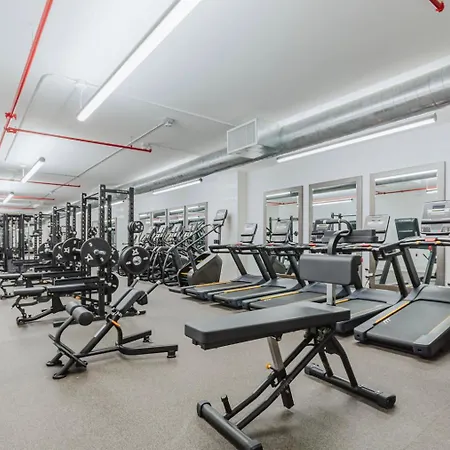 Blueground Jersey Rooftop Gym Lounge Nyc-1578 Apartment New York