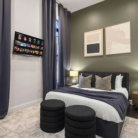 Luxe Harlem Retreat 3br Designer W Parking Apartment *