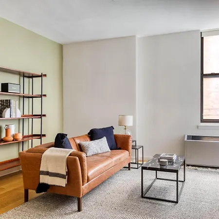 Modern Fidi 1br W Roofdeck Gym Doorman Nyc-443 Apartment New York