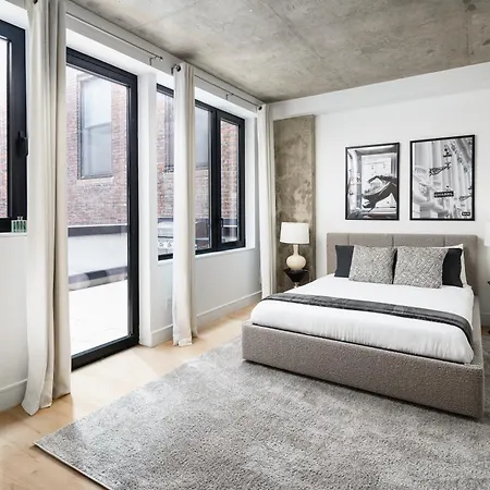 Stunning With Patio In Manhattan Apartment