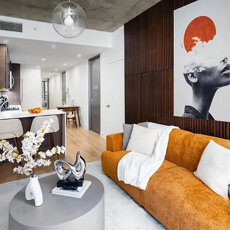 Stunning With Patio In Manhattan Apartment New York