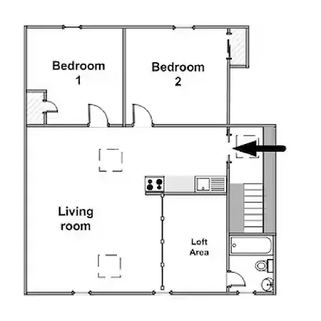 Skylighted Two Br In Multicultural Neighborhood, 25 Minutes To Manhattan Apartment New York