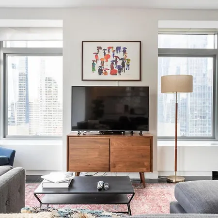 Apartment Financial District 1br W Wd Gym Elevator Nyc-1364 New York