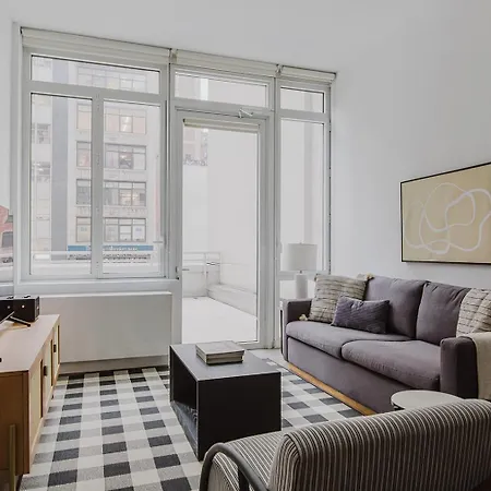 Blueground Midtown South Balcony Nr Empire State Building Nyc-1718 Apartment