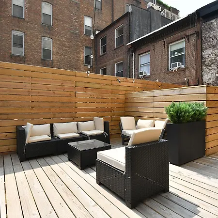 Boho Rustic Escape With Masssive Terrace In Midtown Apartment
