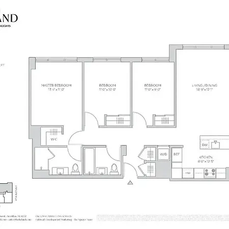 Apartment 194-4c Stylish 3br 2ba Washer-dryer Rooftop *