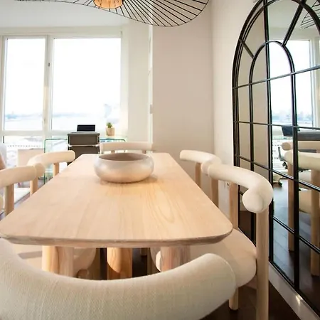 Modern Designer Stunning Hudson Views Corner Unit New York