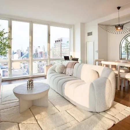 Modern Designer Stunning Hudson Views Corner Unit New York