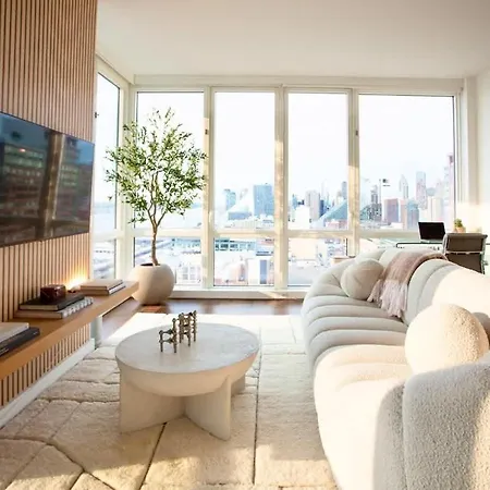 Apartment Modern Designer Stunning Hudson Views Corner Unit