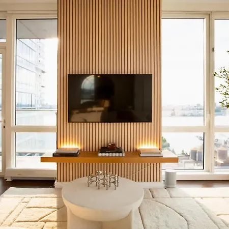 Apartment Modern Designer Stunning Hudson Views Corner Unit