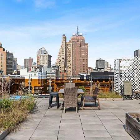 Space Age Soho Penthouse Private Balcony With Bbq