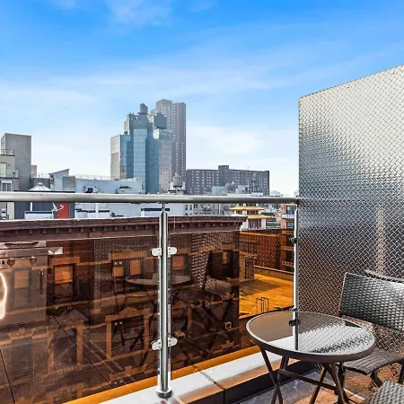 Space Age Soho Penthouse Private Balcony With Bbq New York